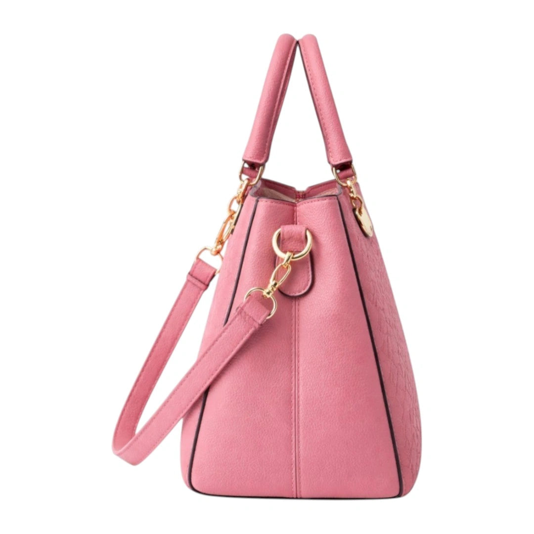 Velzir Elegant Rose Pink Women Shoulder Bag