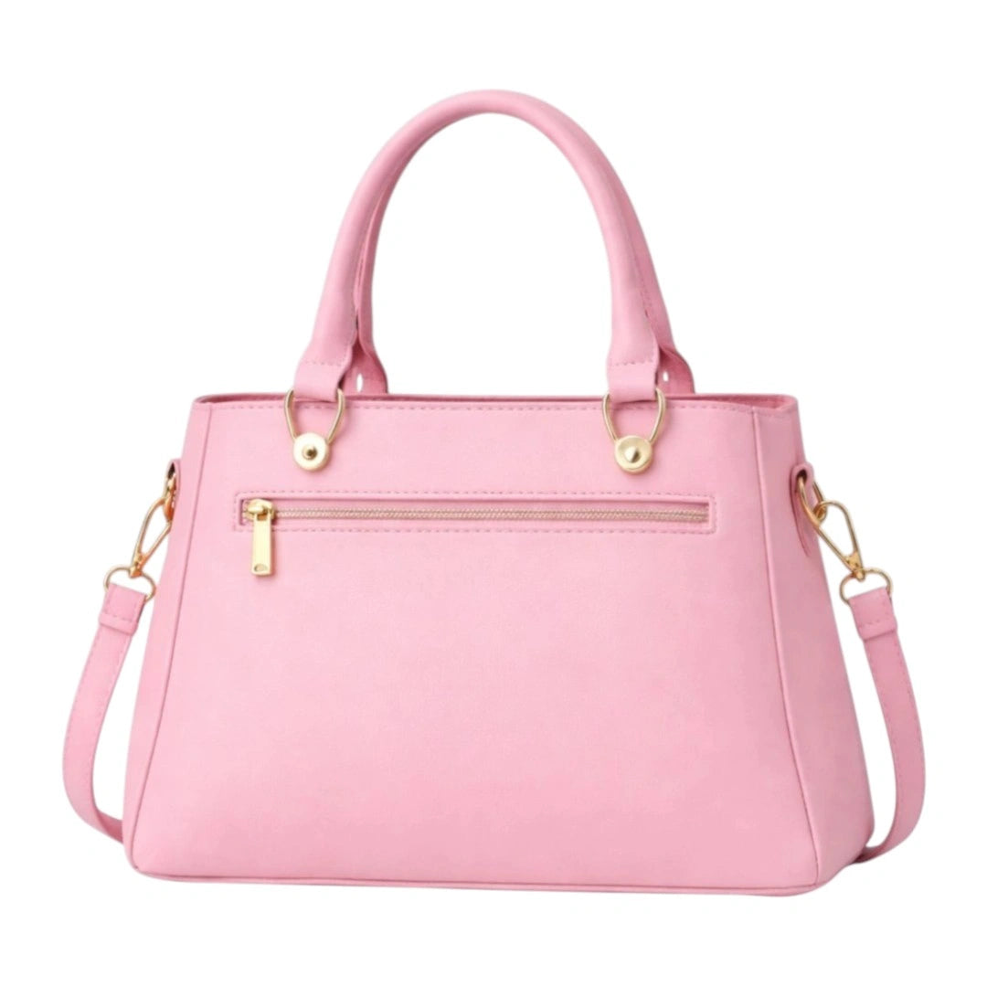 Velzir Women Light Pink Leather Shoulder Bag
