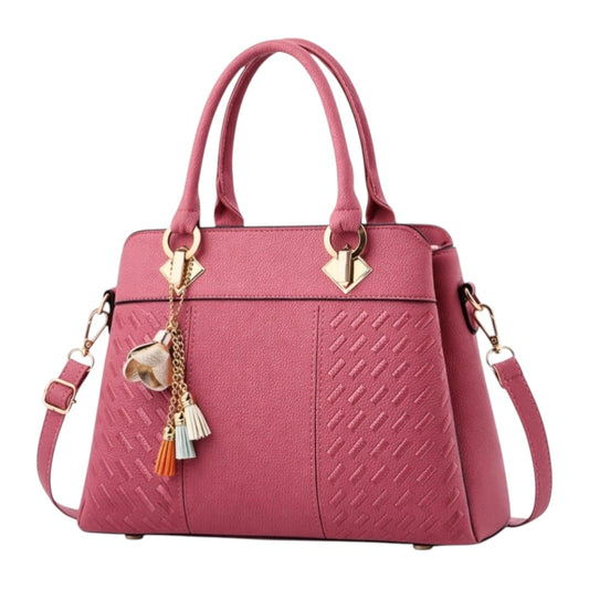 Velzir Elegant Rose Pink Women Shoulder Bag