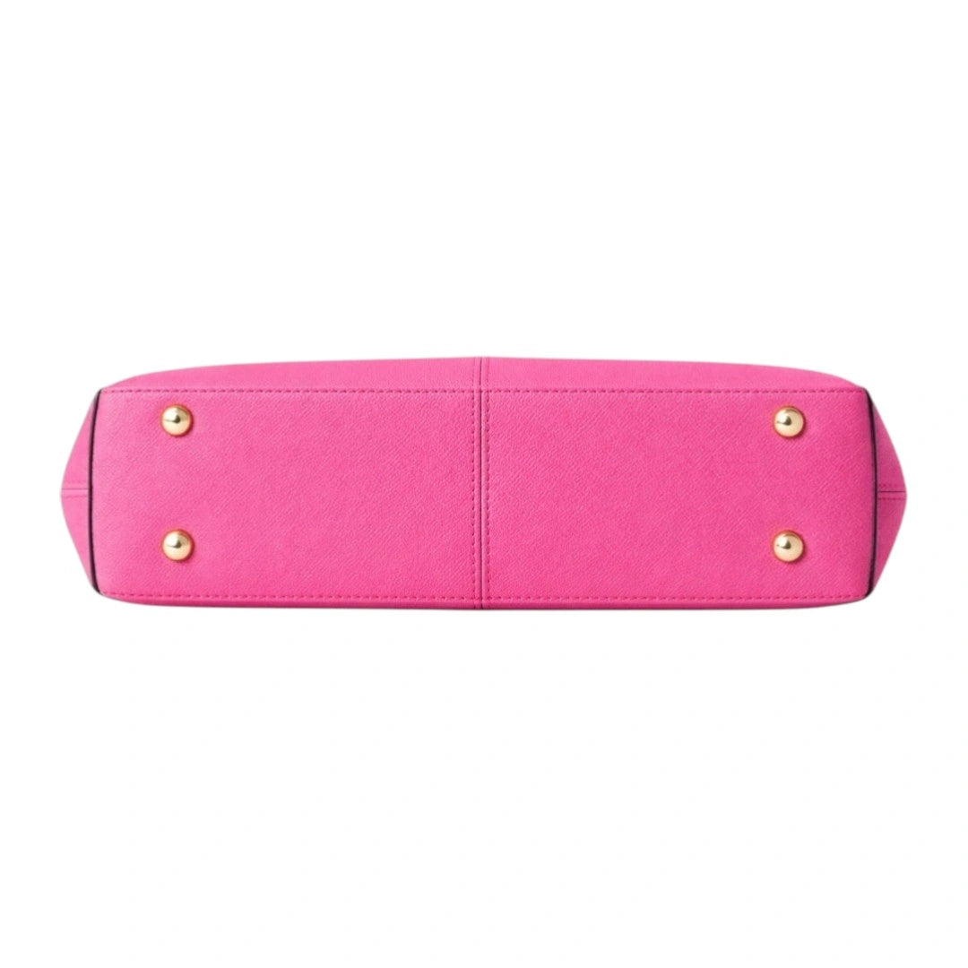 Velzir Hot Pink Women Leather Shoulder Bag